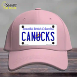 Canucks British Columbia Canada Province Novelty License Plate Hat Cotton / Pink