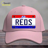 Reds Ohio State Novelty License Plate Hat Cotton / Pink