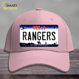 Rangers Texas State Novelty License Plate Hat Cotton / Pink