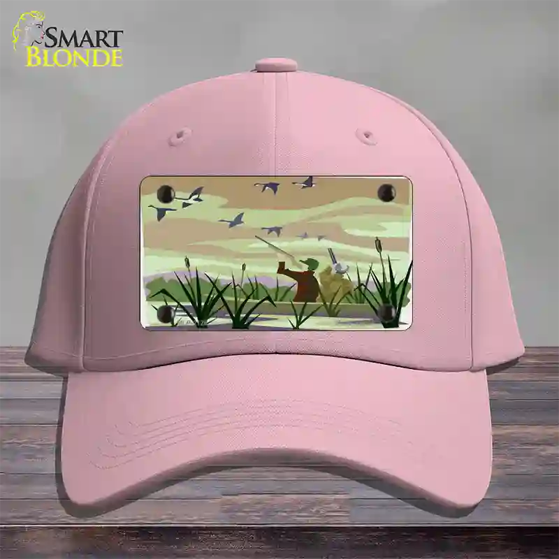 Duck Hunting Camouflage Novelty License Plate Hat Cotton / Pink