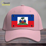 Haiti Flag Novelty License Plate Hat Cotton / Pink