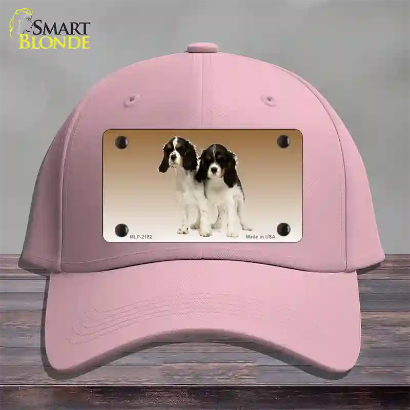 Cavalier King Charles Spaniel Dog Novelty License Plate Hat Cotton / Pink