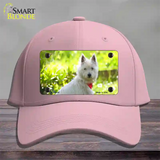 West Highland Dog Terrier Novelty License Plate Hat Cotton / Pink