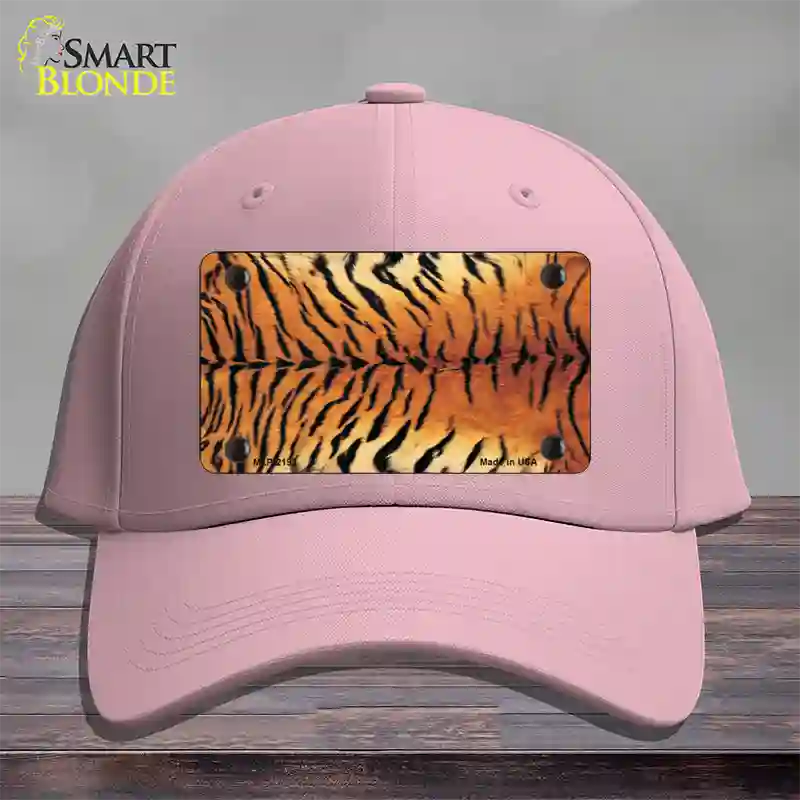 Tiger Pattern Novelty License Plate Hat Cotton / Pink