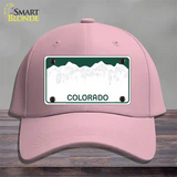 Colorado Green State Blank Novelty License Plate Hat Cotton / Pink