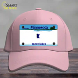 Minnesota State Blank Novelty License Plate Hat Cotton / Pink