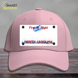 North Carolina State Blank Novelty License Plate Hat Cotton / Pink