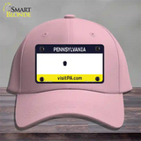 Pennsylvania State Blank Novelty License Plate Hat Cotton / Pink