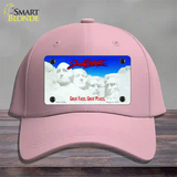 South Dakota State Blank Novelty License Plate Hat Cotton / Pink