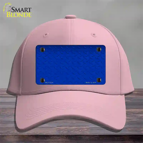 Diamond Blue Novelty License Plate Hat Cotton / Pink