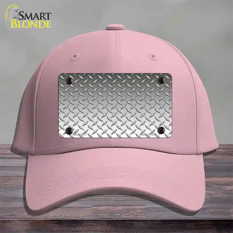 Diamond Silver Novelty License Plate Hat Cotton / Pink