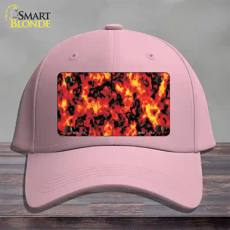 Fire Explosion Novelty License Plate Hat Cotton / Pink