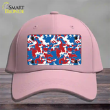 Patriotic Camouflage Novelty License Plate Hat Cotton / Pink