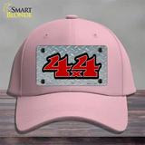 4 X 4 Diamond Novelty License Plate Hat Cotton / Pink