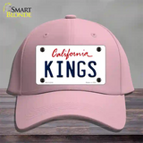 Kings California State Novelty License Plate Hat Cotton / Pink