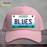 Blues Missouri State Novelty License Plate Hat Cotton / Pink