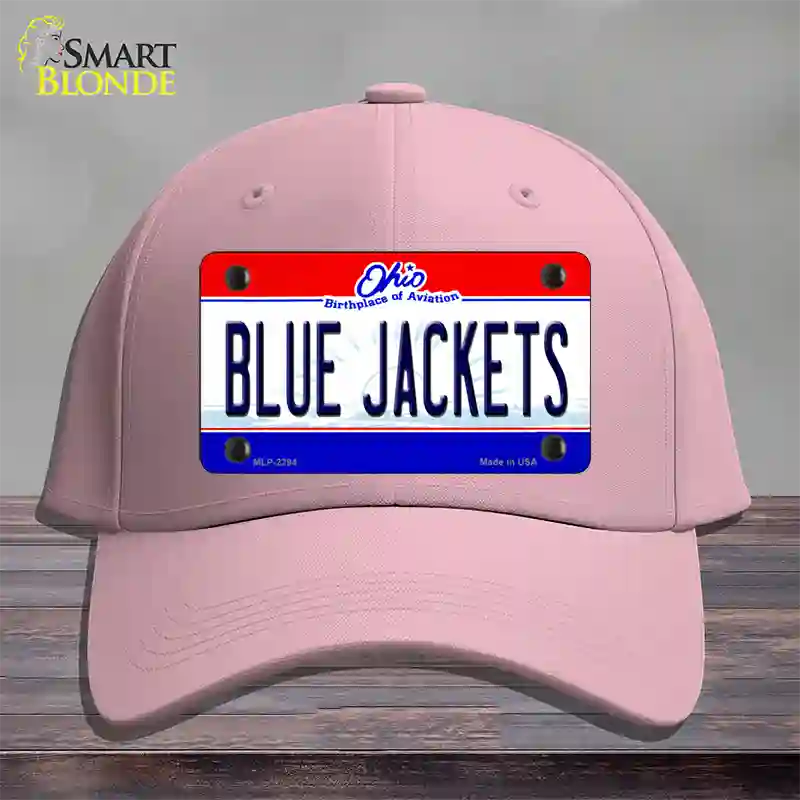 Blue Jackets Ohio State Novelty License Plate Hat Cotton / Pink