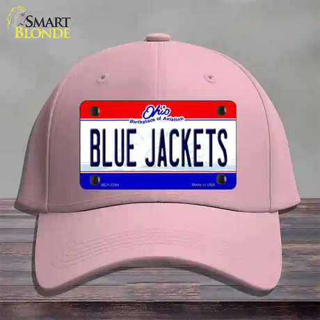 Blue Jackets Ohio State Novelty License Plate Hat Cotton / Pink