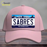 Sabres New York State Novelty License Plate Hat Cotton / Pink