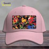 Guitars Black Novelty License Plate Hat Cotton / Pink