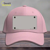 Gray Solid Novelty License Plate Hat Cotton / Pink