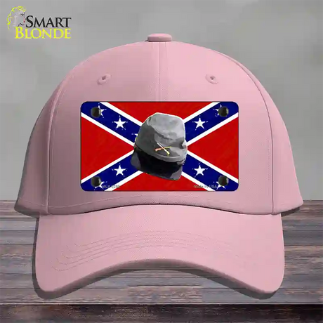 Confederate Army Cap Novelty License Plate Hat Cotton / Pink