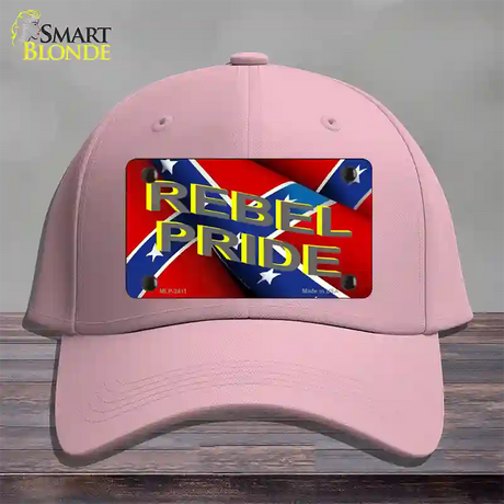 Rebel Pride Novelty License Plate Hat Cotton / Pink