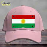 Kurdistan Flag Novelty License Plate Hat Cotton / Pink