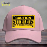 Caution Steelers Novelty License Plate Hat Cotton / Pink