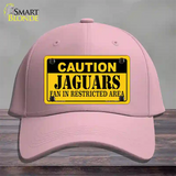 Caution Jaguars Novelty License Plate Hat Cotton / Pink