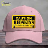 Caution Redskins Novelty License Plate Hat Cotton / Pink