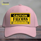 Caution Falcons Novelty License Plate Hat Cotton / Pink