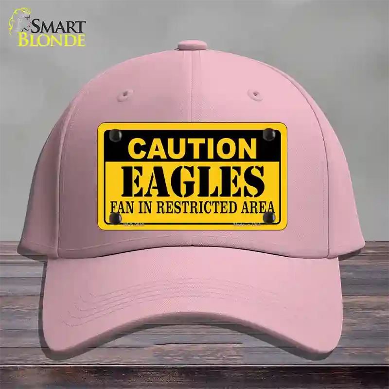 Caution Eagles Novelty License Plate Hat Cotton / Pink