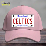 Celtics Massachusetts State Novelty License Plate Hat Cotton / Pink