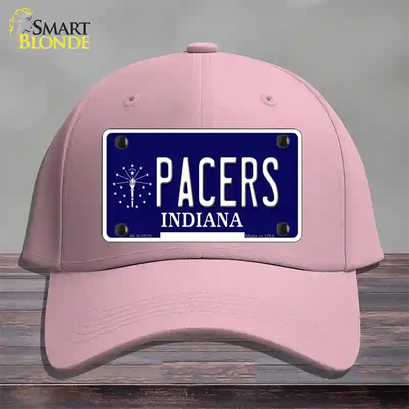 Pacers Indiana State Novelty License Plate Hat Cotton / Pink