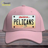 Pelicans Louisiana State Novelty License Plate Hat Cotton / Pink