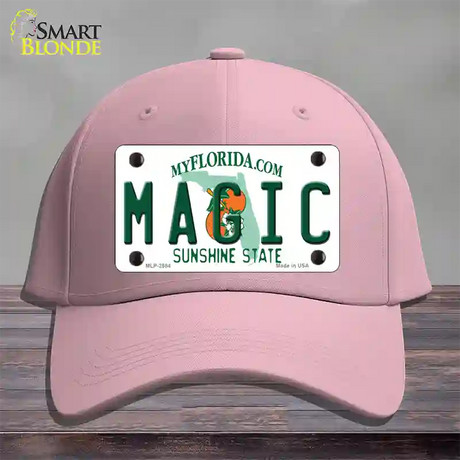 Magic Florida State Novelty License Plate Hat Cotton / Pink