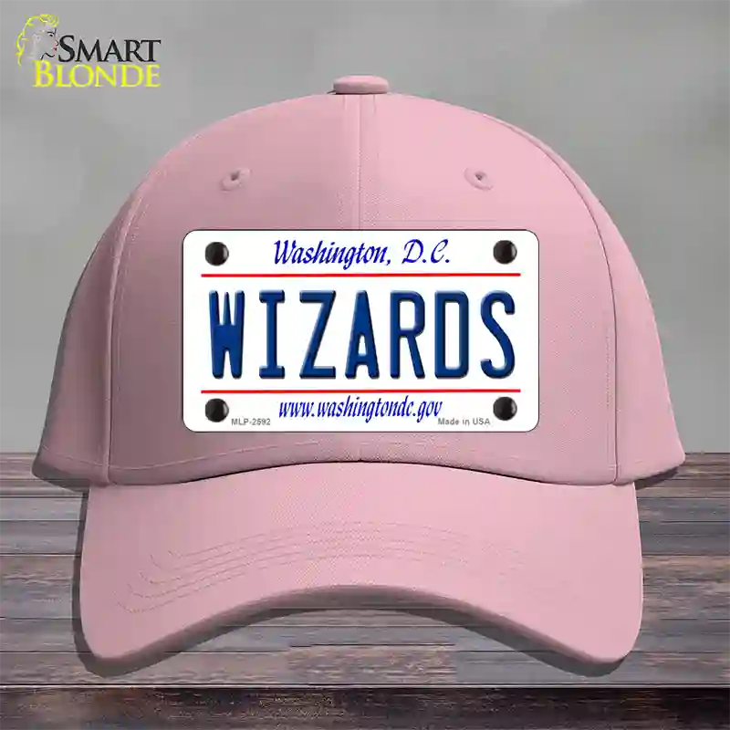 Wizards Washington DC State Novelty License Plate Hat Cotton / Pink