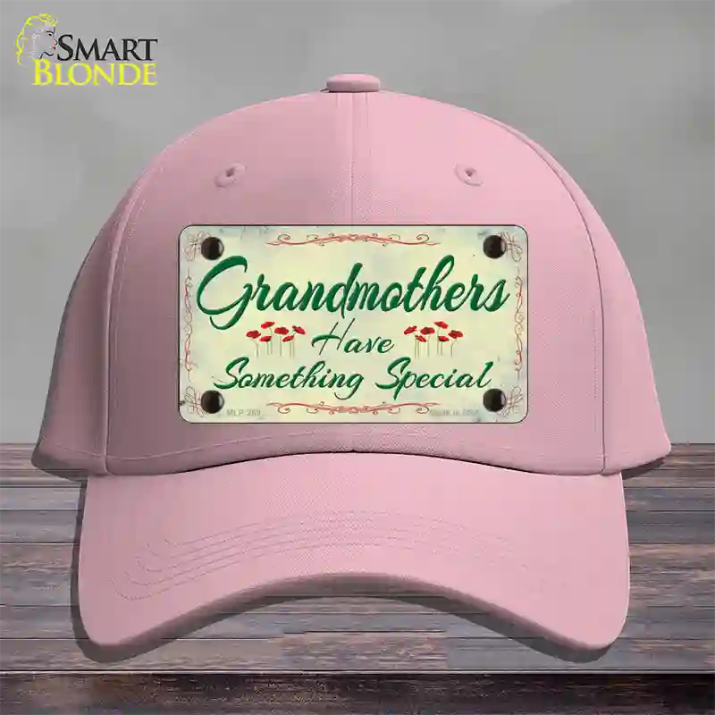 Grandmothers Something Special Novelty License Plate Hat Cotton / Pink