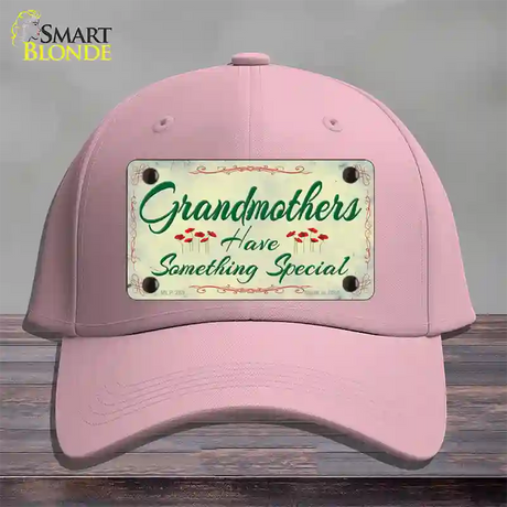 Grandmothers Something Special Novelty License Plate Hat Cotton / Pink