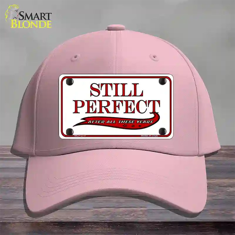 Still Perfect Novelty License Plate Hat Cotton / Pink