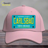 Carlsbad New Mexico Teal Novelty License Plate Hat Cotton / Pink