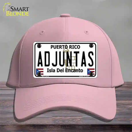 Adjuntas Novelty License Plate Hat Cotton / Pink