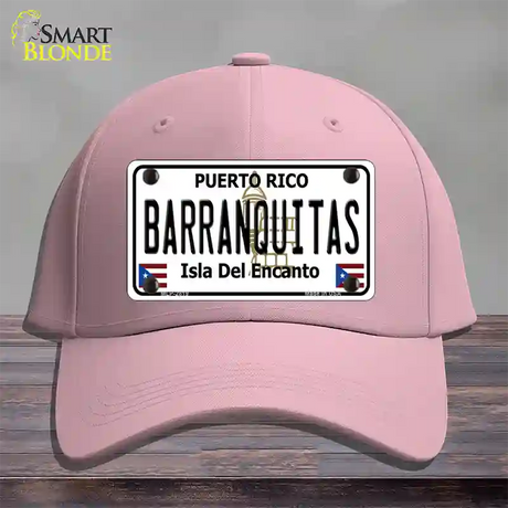 Barranquitas Novelty License Plate Hat Cotton / Pink