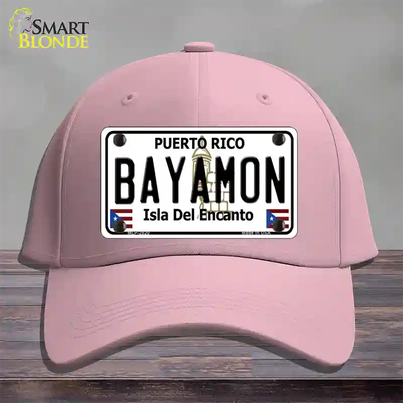 Bayamon Novelty License Plate Hat Cotton / Pink