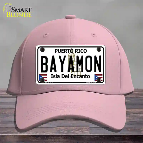 Bayamon Novelty License Plate Hat Cotton / Pink