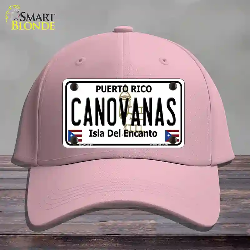 Canovanas Puerto Rico Novelty License Plate Hat Cotton / Pink