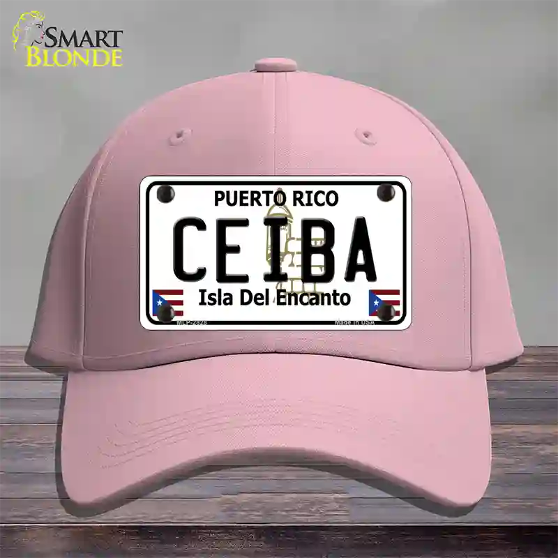 Ceiba Novelty License Plate Hat Cotton / Pink