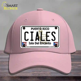 Ciales Novelty License Plate Hat Cotton / Pink