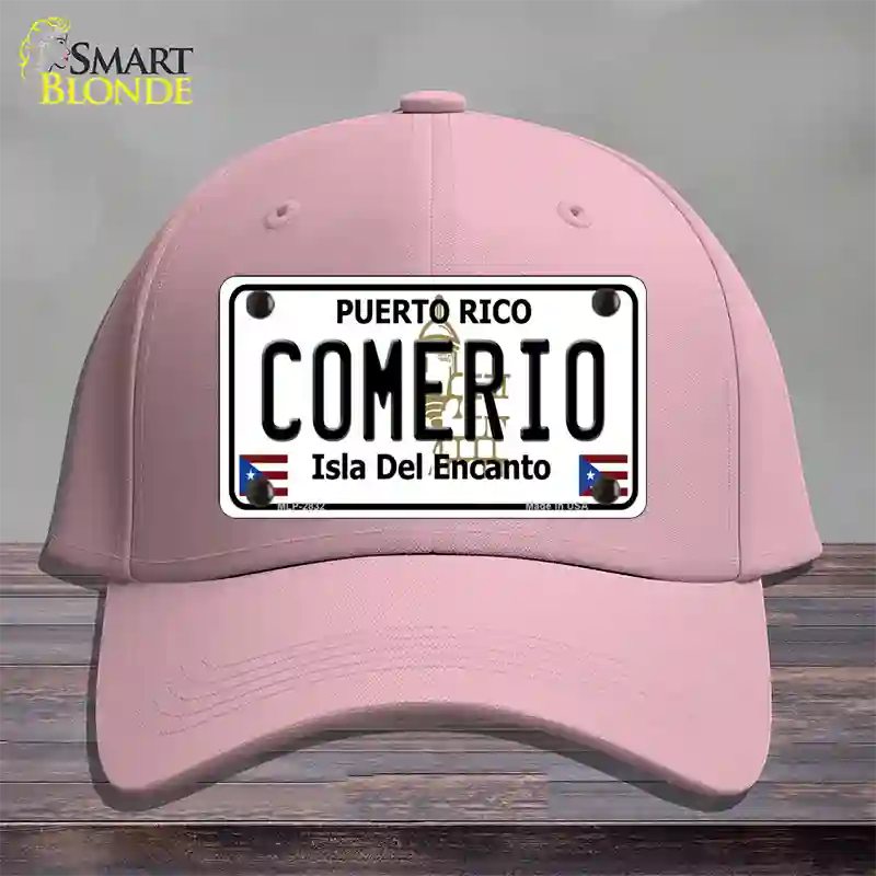 Comerio Novelty License Plate Hat Cotton / Pink